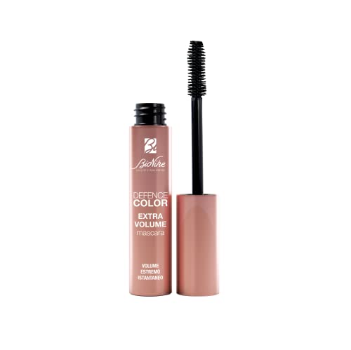 Bionike Defence Color Extra Volume Mascara, Instant-Volumeneffekt, spendet dreifache Wimpern in zwei Anwendungen und einem intensiven Blick, Schwarz, 11 ml von Bionike