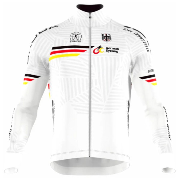 Bioracer - German Icon Tempest Thermal Long Sleeve Jersey - Radtrikot Gr XXL weiß von Bioracer