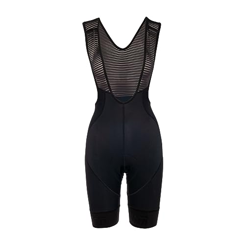 Bioracer Trägerhose Fahrrad Damen Kurz - Modell '2025 Icon' - Schwarz - S - Fahrradhose, Radsportbekleidung Damen von Bioracer