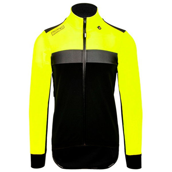 Bioracer - Spitfire Tempest Protect Winter Jacket Fluo - Fahrradjacke Gr L;M;S;XL schwarz/gelb;schwarz/orange von Bioracer