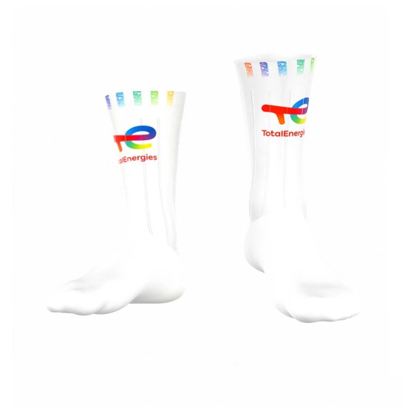 Bioracer - Totalenergies Technical Socks - Radsocken Gr 39-41 - M weiß von Bioracer