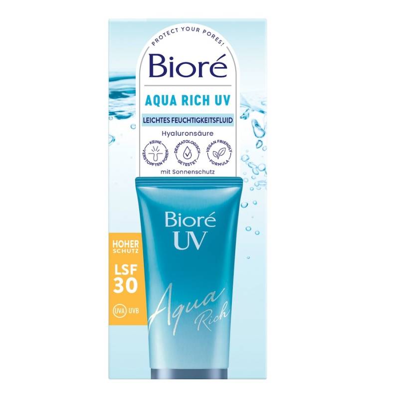 Bioré  Bioré Aqua Rich UV Leichtes Feuchtigkeitsfluid LSF30 Gesichtsfluid 50.0 ml von Bioré