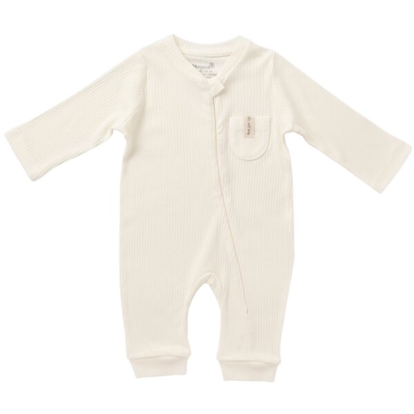 Baby Strampler Soft Modal gerippte Textilstruktur GOTS biorganic von Biorganic