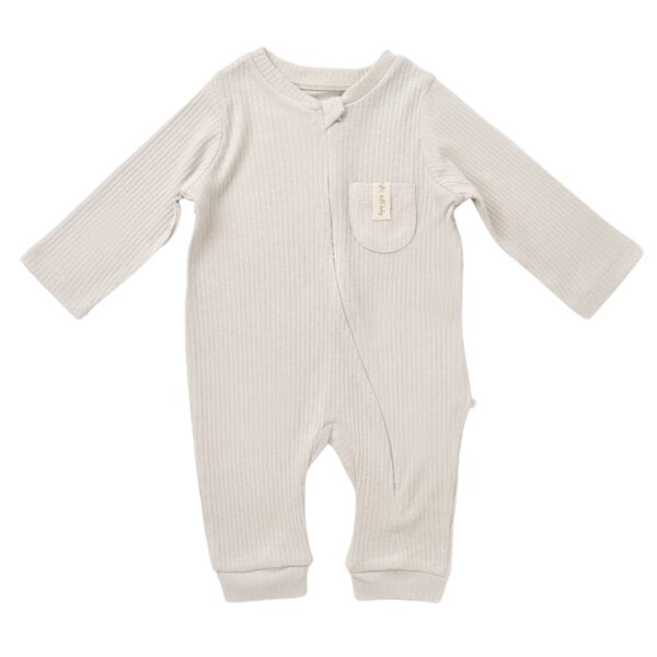 Baby Strampler Soft Modal gerippte Textilstruktur GOTS biorganic von Biorganic