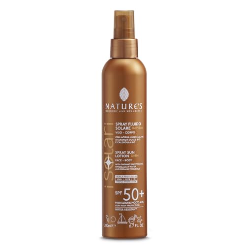 Nature's iSolari, Sonnenschutzspray für Kinder, LSF 50+, Sonnenschutz Spray, Sonnenschutz für Kinder, schnelle Absorption, Schutzwirkung 200 ml von Bios Line