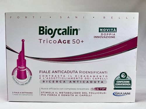 Bioscalin Tricoage 45+, Ampullen zur Behandlung von Haarausfall, für Damen, 10 Stück, ausreichend für 1Monat von Bioscalin