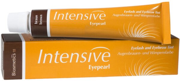 Biosmetics Intensive Eyepearl Augenbrauenfarbe & Wimpernfarbe Mittelbraun 20 ml von Biosmetics