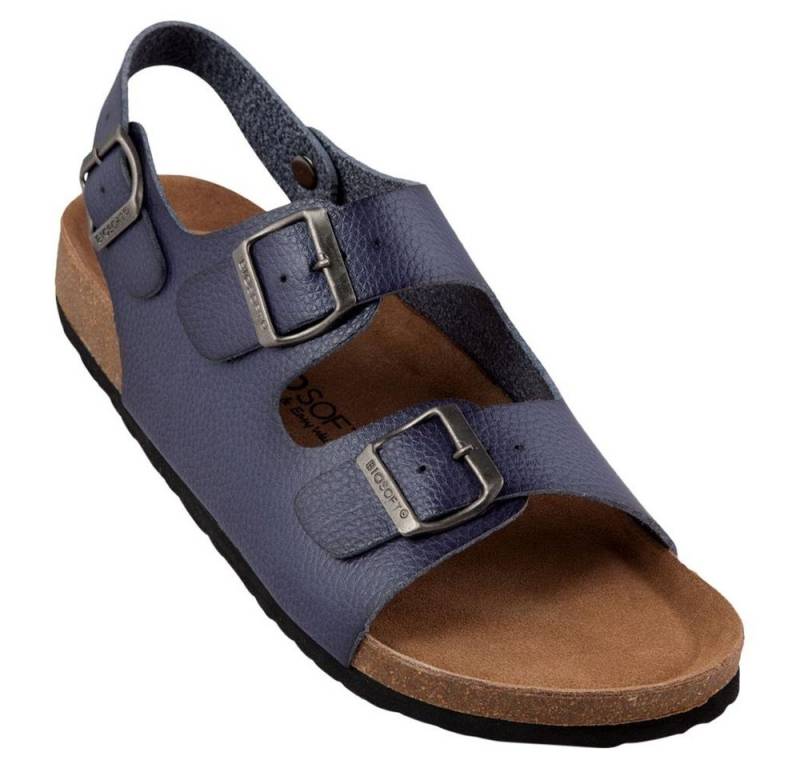 Biosoft Comfort & Easy Walk Biosoft Herren Sandalen Leder Optik Größe 43 - 47 LARS, Herrensandale Sandale von Biosoft Comfort & Easy Walk