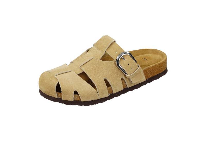 Biosoft Comfort & Easy Walk F461 Leather Clog taupe-41 Clog von Biosoft Comfort & Easy Walk