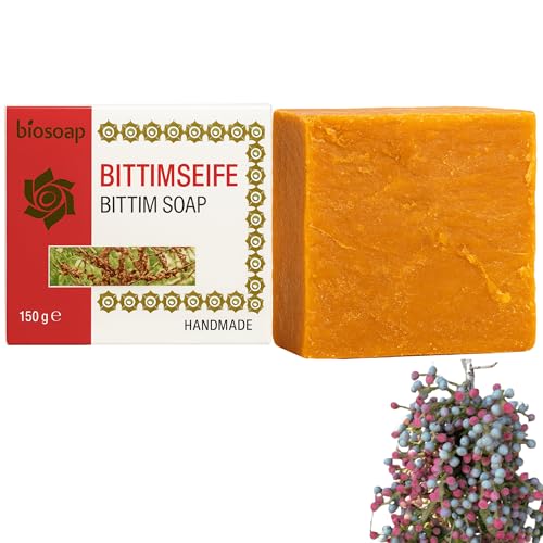 150g Handmade BITTIM - Naturseife mit echtem BITTIM-Öl – Natürliche Pflege für Haut & Körper, Handseife, Gesichtsseife Und Körperseife- Männer Und Frauen (BITTIM-Seife) von Biotama
