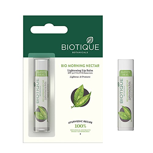Bio Morning Nectar Lightening LIP Balm SPF 30 Size 5gm by Biotique von Biotique