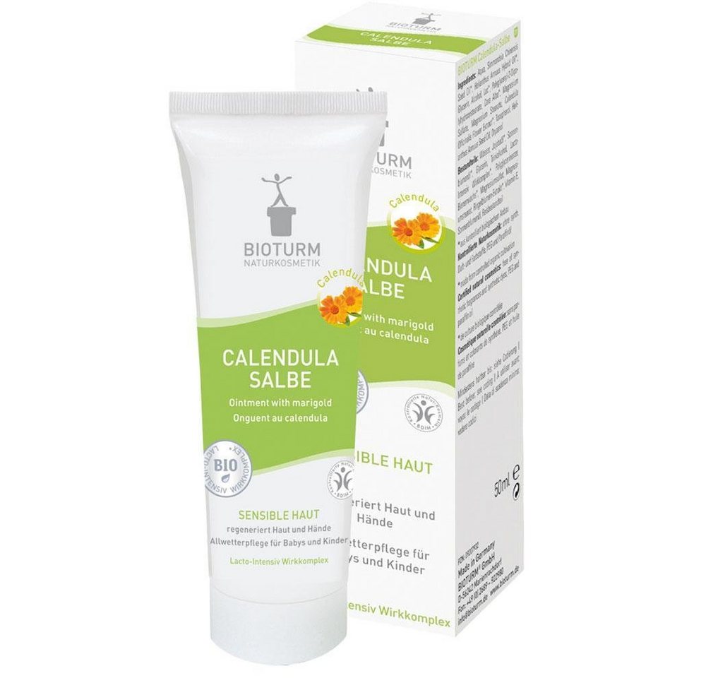 Bioturm Gesichtspflege Hautschutz Calendula Salbe, 50 ml von Bioturm
