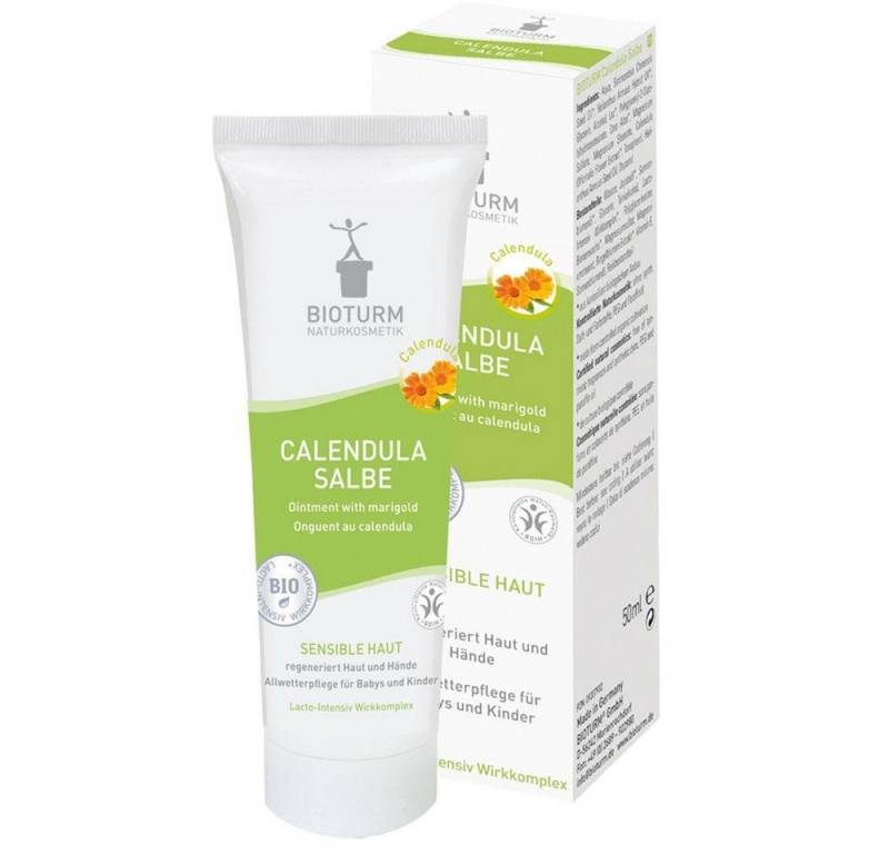 Bioturm Gesichtspflege Hautschutz Calendula Salbe, 50 ml von Bioturm
