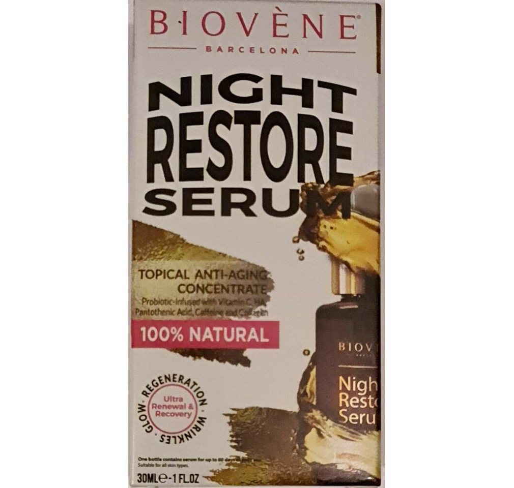 Biovenè Nachtcreme Night Restore Super Glow Facial Serum Treatment 30ml Biovenè Nachtcreme Night Restore Super Glow Facial Serum Treatment 30ml von Biovenè