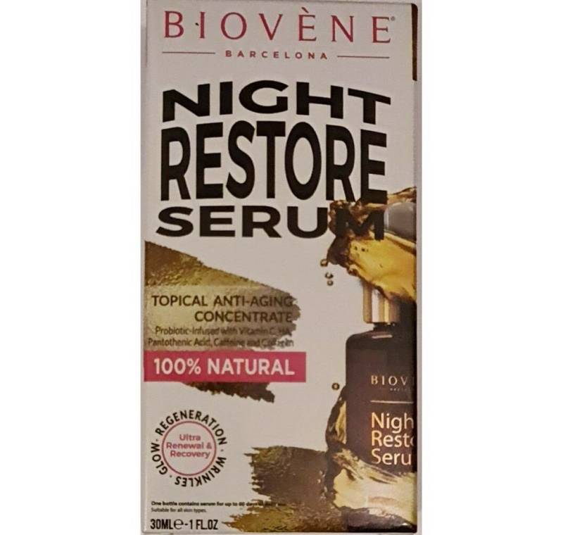 Biovenè Nachtcreme Night Restore Super Glow Facial Serum Treatment 30ml Biovenè Nachtcreme Night Restore Super Glow Facial Serum Treatment 30ml von Biovenè