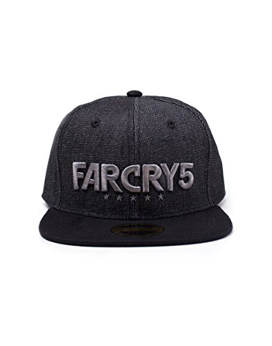 Far Cry 5 - Denim Logo Snapback Mütze Schwarz von Far Cry 5