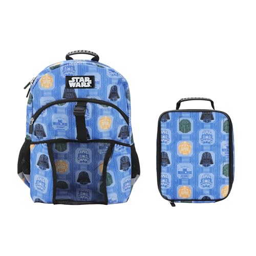 Bioworld 40,6 cm Rucksack und Lunchbox-Set für Schule und Reisen, Star Wars The Dark Side von Bioworld