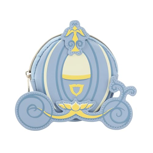 Bioworld Disney Cinderella Enchanted Carriage Blue 12.7 cm Coin Pouch von Bioworld