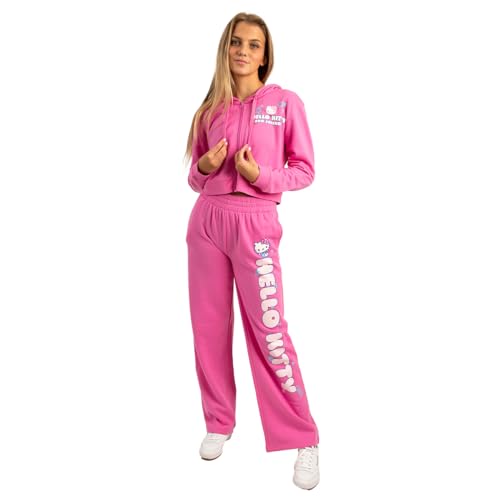 Hello Kitty Kapuzenpulli und Jogginghose für Erwachsene, Pink, XXL von Bioworld