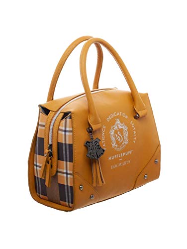 Bioworld Merchandising Handtasche Hufflepuff Plaid Top Harry Potter von Bioworld