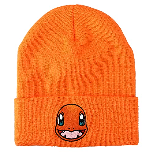 Bioworld Pokemon Charmander Face Orange Cuff Beanie, Orange, Einheitsgr��e von Bioworld