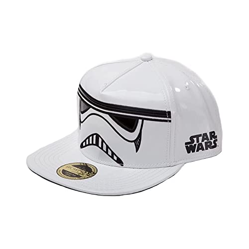 Bioworld - Star Wars - Stormtrooper Inspired Snapback Adjustable White (Cap) von Bioworld