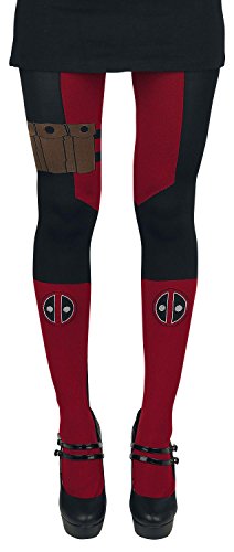Deadpool Deadpool Strumpfhose schwarz/rot/weiß one size von Bioworld