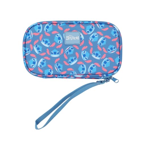 Disney Stitch Repeat Character Heads 10,2 cm Blue Tech Organizer, DSC Stichwiederholung, Einheitsgröße von Bioworld