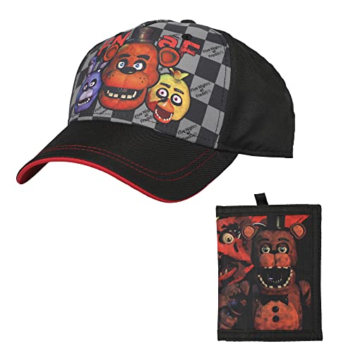 Five Nights At Freddy's Animatronic Characters Youth Baseball Cap & Wallet Set Five Nights At Freddy's Animatronic Characters Youth Baseball Cap & Wallet Set von Bioworld