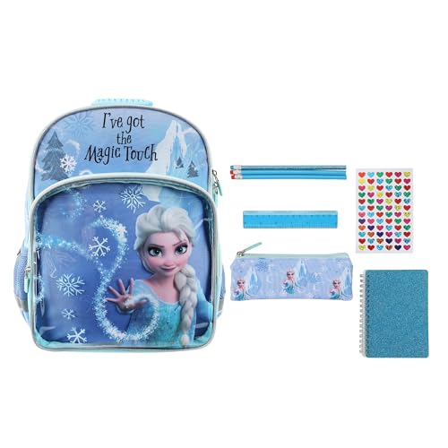 Frozen Elsa 5-teiliges 40,6 cm Rucksack & Schreibwaren-Set von Bioworld