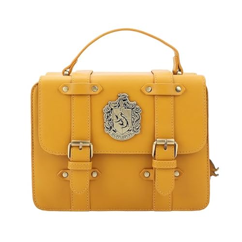 Harry Potter Satchel Handtasche mit Charms, Hufflepuff von Bioworld