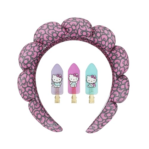 Hello Kitty Haarschmuck-Set, 4-teilig, Hello Kitty Get Ready, Einheitsgröße von Bioworld