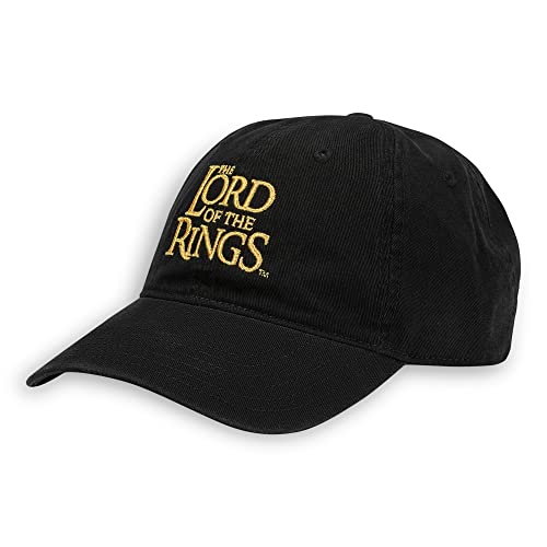 Lord of The Rings Logo Erwachsene Cap Schwarz, Schwarz , Einheitsgröße von Bioworld