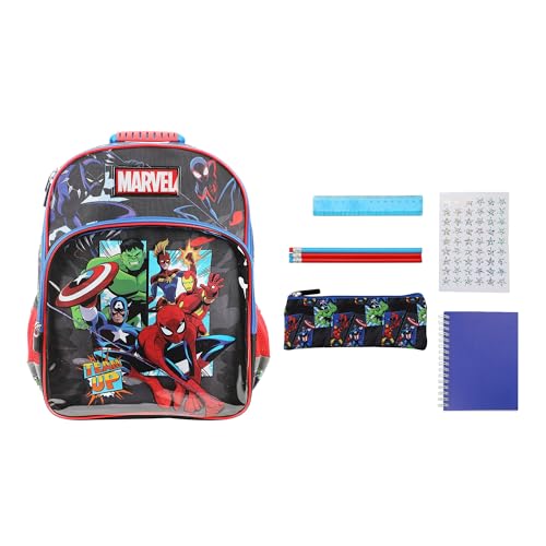 Marvel Avengers 5-teiliges 40,6 cm Rucksack & Schreibwaren-Set von Bioworld