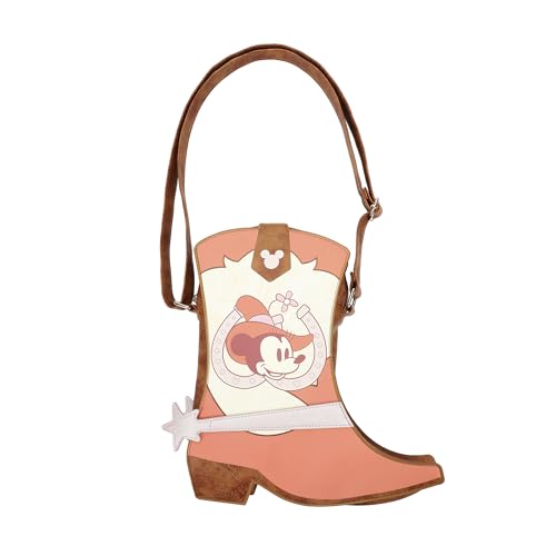 Minnie Mouse Classic Giddyup Cowgirl Boot 29,5 cm Crossbody Bag von Bioworld