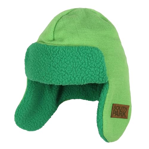 South Park Kyle Broflovski Cosplay Strick-Trappermütze Mütze für Erwachsene, mit Fleecefutter, OSFM, Grün, Grün , Einheitsgröße von Bioworld