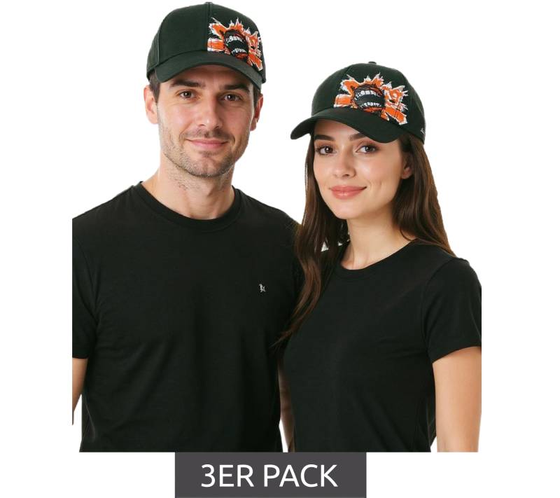 3er Sparpack Billy Talent Unisex Rockband Trucker-Cap stylische Baumwoll-Cap Baseball-Cap TC109476BLT Schwarz von BioworldMerch