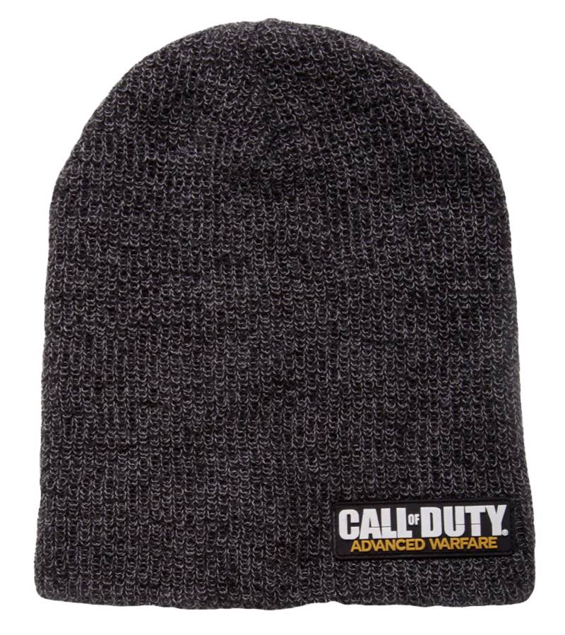 Activision Call of Duty Ego-Shooter-Game Beanie mit Advanced Warfare-Patch Strick-Mütze Fan-Beanie KC265FAWA Schwarz von BioworldMerch