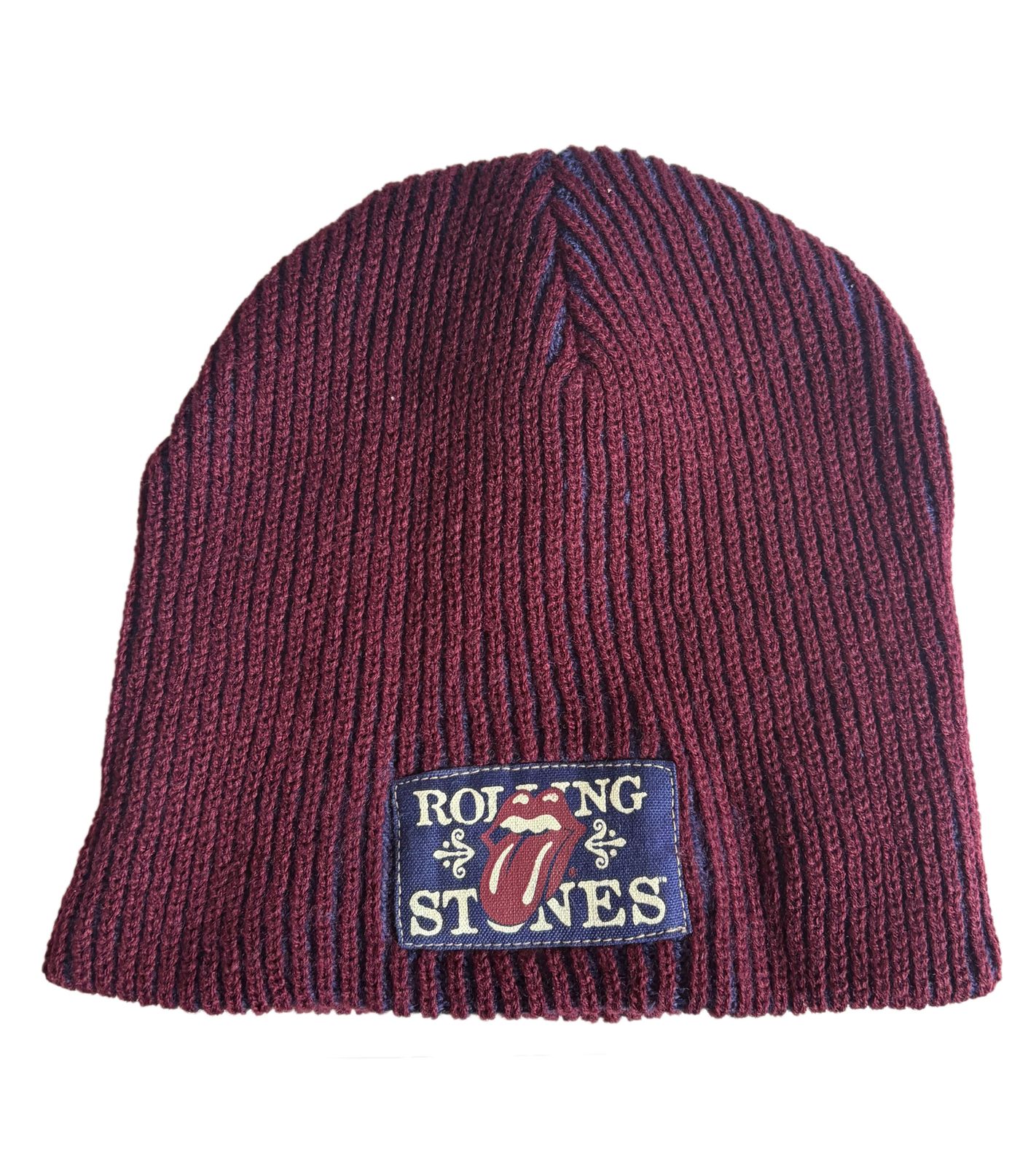 Rolling Stones Beanie kuschelige Frühlings-Mütze gemütlicher Strick-Beanie Fan-Artikel KC100589RST Weinrot/Blau Rolling Stones Beanie kuschelige Frühlings-Mütze gemütlicher Strick-Beanie Fan-Artikel KC100589RST Weinrot/Blau von BioworldMerch