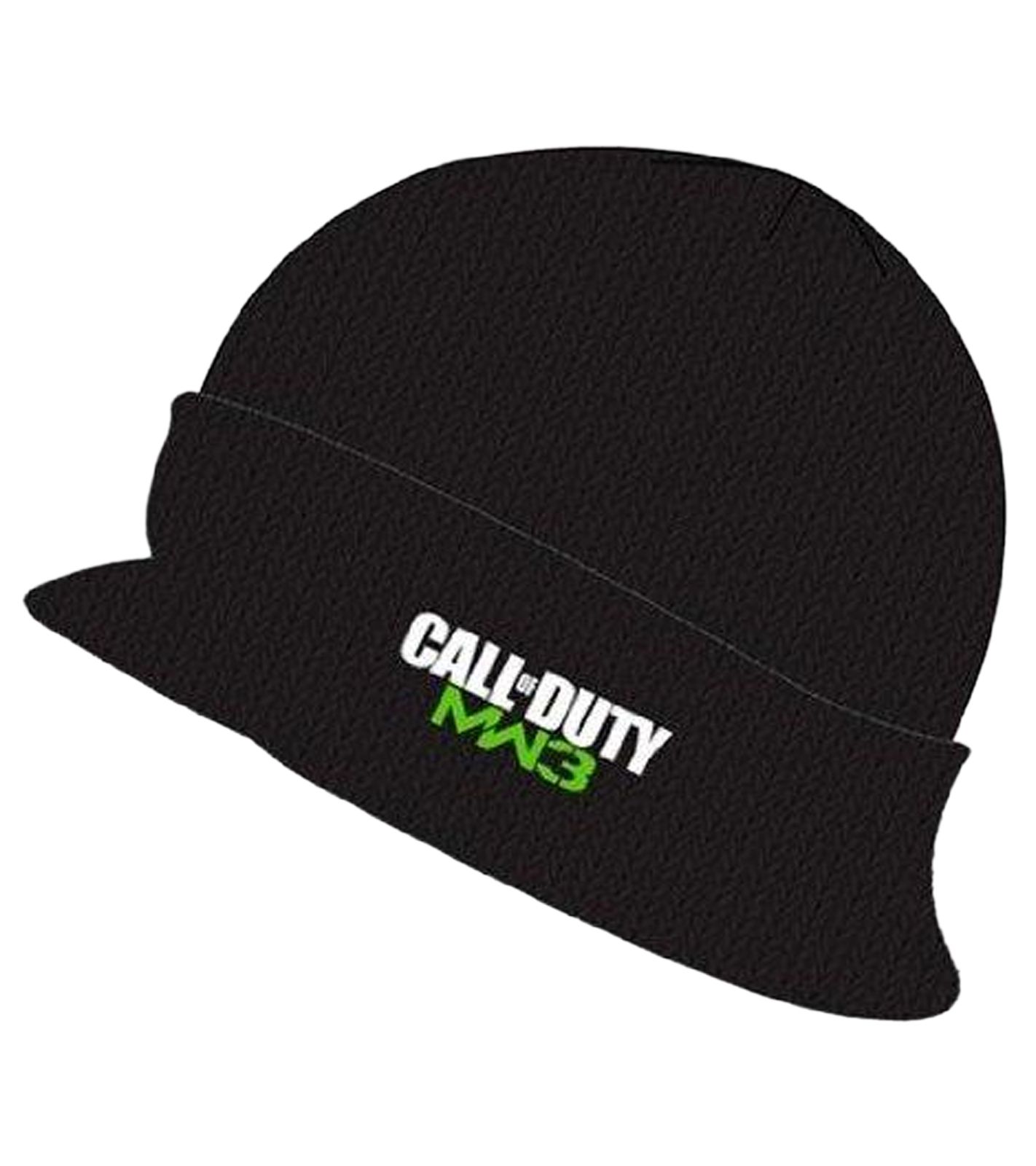 Call Of Duty MW3 Videospiel Schirm-Beanie mit MW3-Stickerei Strick-Mütze Fan-Beanie 84680CDT Schwarz Call Of Duty MW3 Videospiel Schirm-Beanie mit MW3-Stickerei Strick-Mütze Fan-Beanie 84680CDT Schwarz von BioworldMerch