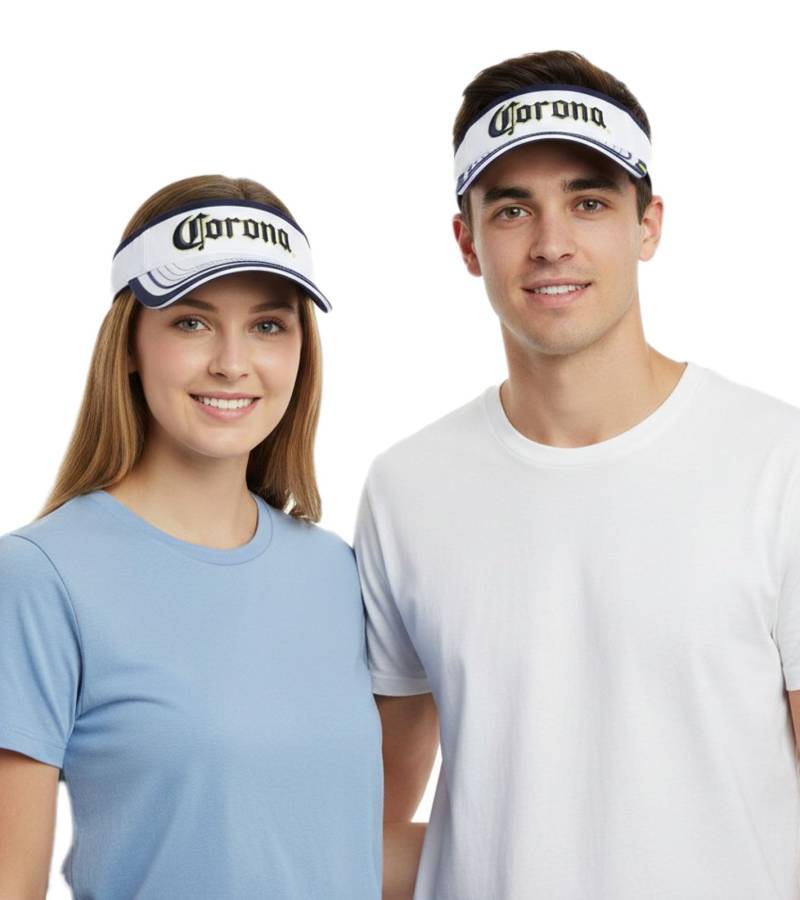 Corona Extra Unisex Visor-Cap stylische Baumwoll-Cap Sonnen-Blende 5366COR Weiß Corona Extra Unisex Visor-Cap stylische Baumwoll-Cap Sonnen-Blende 5366COR Weiß von BioworldMerch