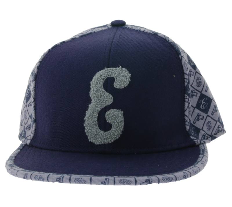 Eazy-E Unisex Flat Brim Cap US Rapper Fan-Wear mit flachem Schirm TC110970ESE3 Blau/Grau von BioworldMerch