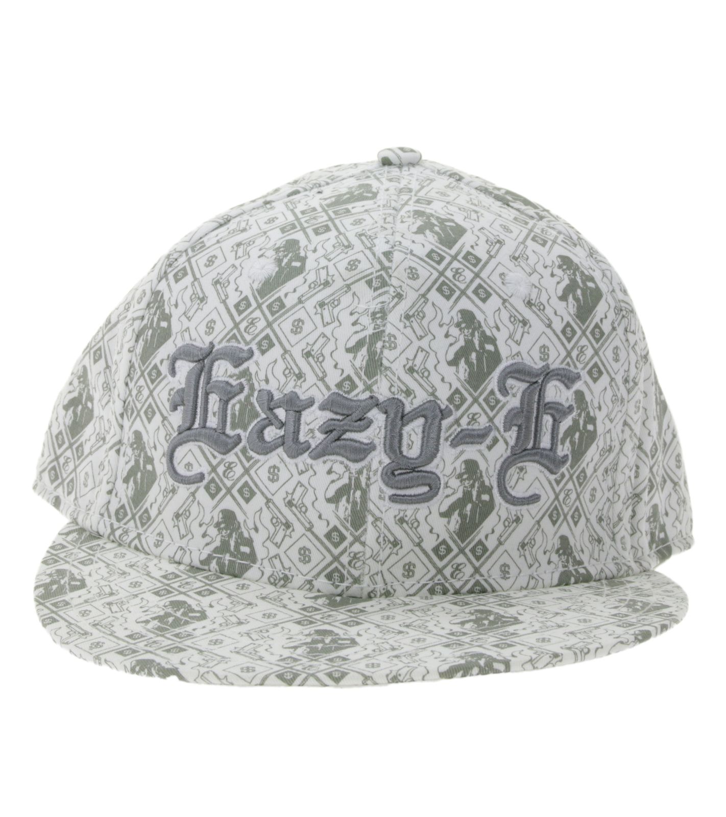 Eazy-E Unisex Flat Brim Cap US Rapper Fan-Wear mit flachem Schirm TC110973ESE4 Weiß/Grau Eazy-E Unisex Flat Brim Cap US Rapper Fan-Wear mit flachem Schirm TC110973ESE4 Weiß/Grau von BioworldMerch