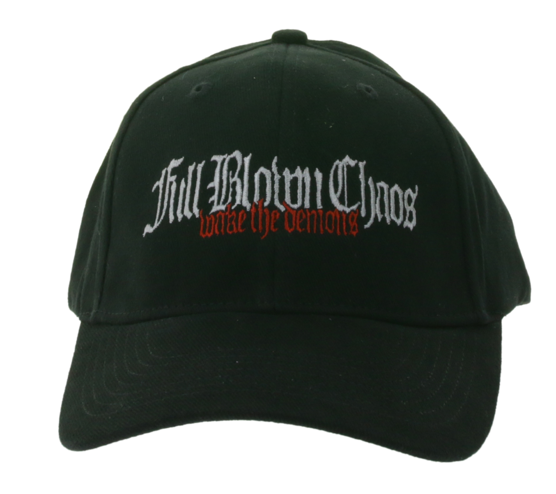 FULL BLOWN CHAOS Hardcore Metalcore-Band Baumwoll-Cap mit Logo-Stickerei Damen und Herren TC103038FBC Schwarz von BioworldMerch