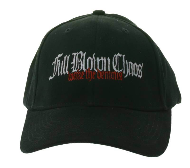 FULL BLOWN CHAOS Hardcore Metalcore-Band Baumwoll-Cap mit Logo-Stickerei Damen und Herren TC103038FBC Schwarz von BioworldMerch