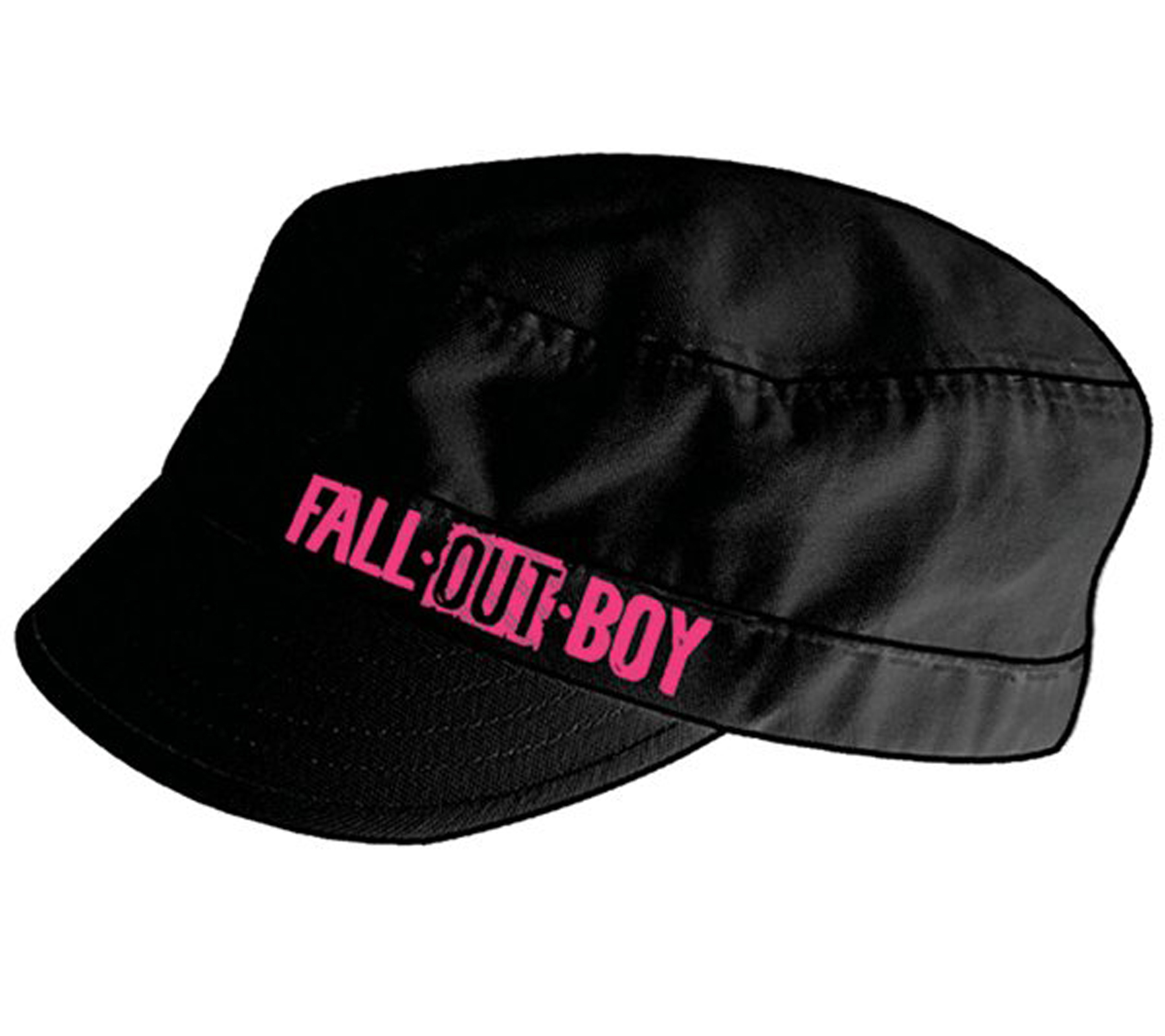 Fall Out Boy Alternative Rock-Band Baumwoll-Cap im Kadetten Style mit Klettverschluss FC103537FOB Schwarz von BioworldMerch