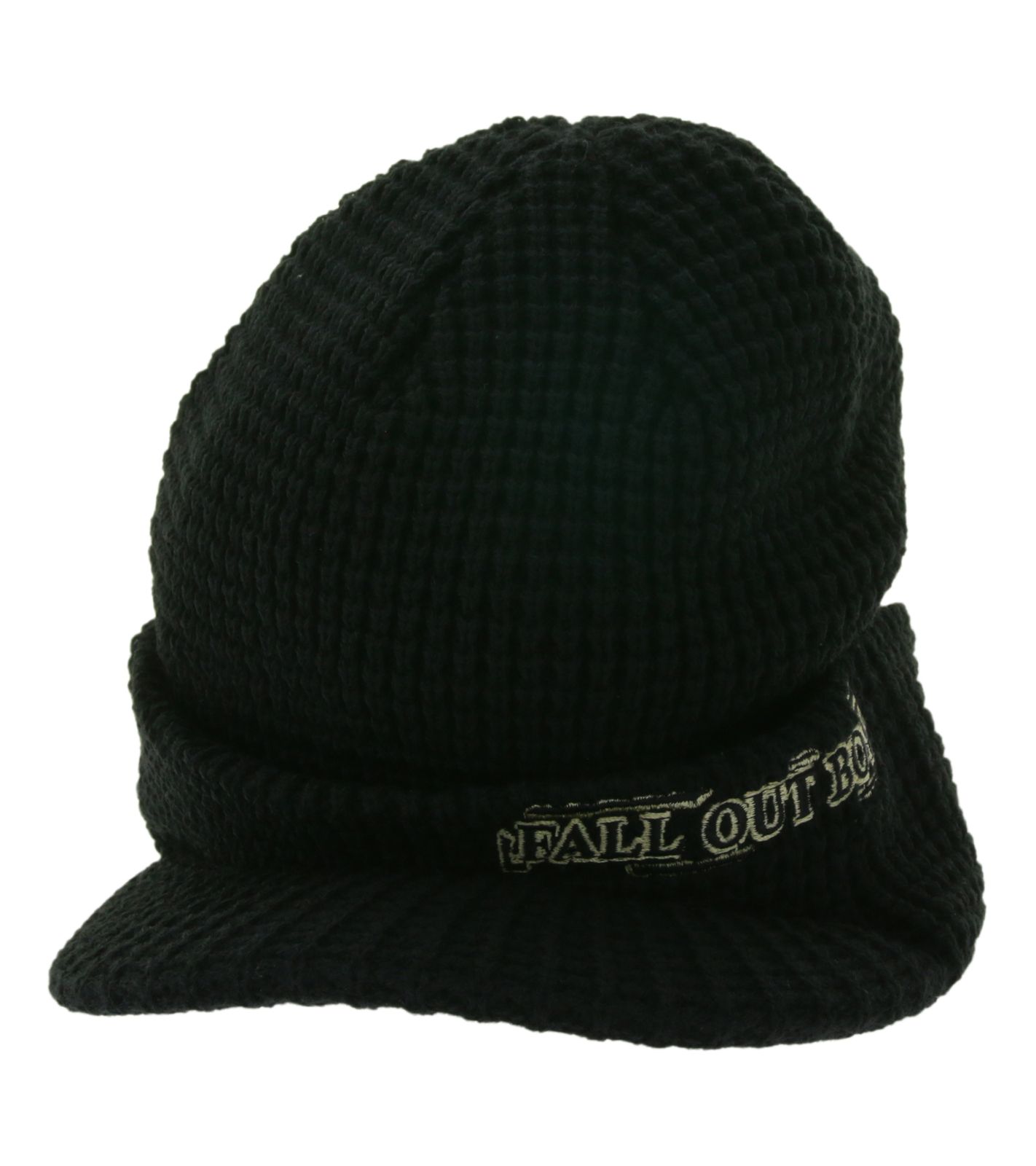 Fall Out Boy Unisex Schirm-Mütze mit "Fall Out Boy" Stickerei Schirm-Beanie Strick-Mütze KC103261FOB Schwarz Fall Out Boy Unisex Schirm-Mütze mit "Fall Out Boy" Stickerei Schirm-Beanie Strick-Mütze KC103261FOB Schwarz von BioworldMerch