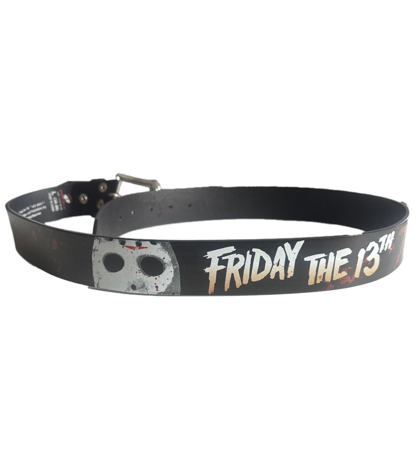 Friday the 13th Gürtel für Damen oder Herren verstellbarer Freizeit-Gürtel BT104736FTT4 Schwarz von BioworldMerch