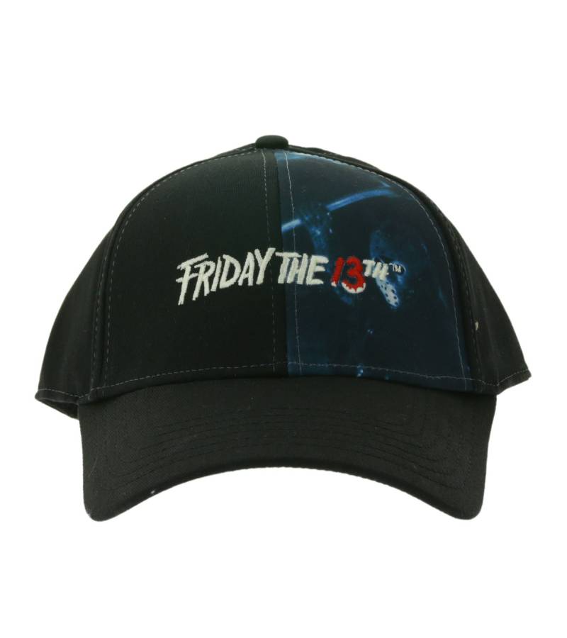 Friday the 13th Unisex Trucker-Cap stylische Baumwoll-Cap Baseball-Cap TC105442FTT Schwarz von BioworldMerch