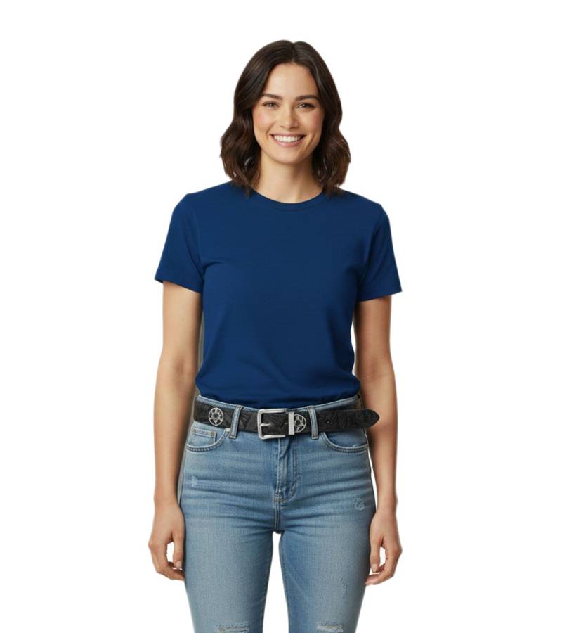 HIM Rockband Gürtel für Damen Einheitsgröße 100cm Echtleder-Gürtel mit beidseitigem Muster BT110925HIM3 Weiß/Pink von BioworldMerch